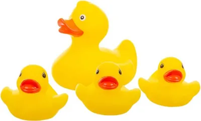 Produktbild von AKUKU Badeentchen für die Badewanne 4 Stück