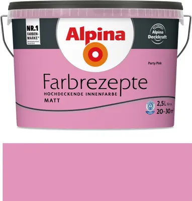 Produktbild von Alpina Farbrezepte Party Pink matt 2,5 Liter