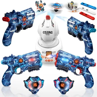 Obrázok produktu pre Laserová pištoľ – Elektronická hračkárska pištoľ – Infračervená – Mini dizajn – Zvukové efekty – Lítiová batéria – ABS plast – Od 14 rokov – Modrá