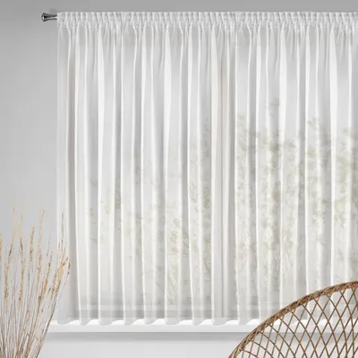 Produktbild von Design91 Vorhang ALExA weiß 350x150 cm Kräuselband