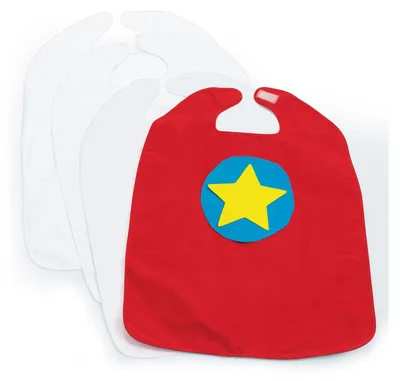 Produktbild von Colorations Superhelden Cape Bastelset - eigene Capes gestalten, 6 Stück