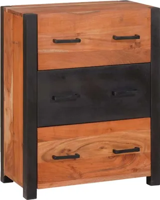 Obrázek produktu pro vidaXL Příborník 3 ks hnědý 110 x 30 x 75 cm masivní dřevo akácie