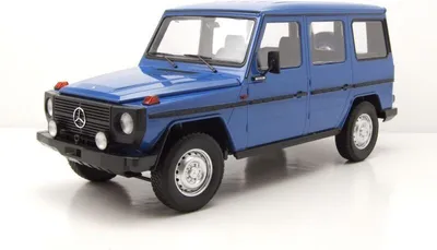 Image de Mercedes Classe G Modèle G long W460 1980 bleu foncé Modèle réduit 1:18 Minichamps