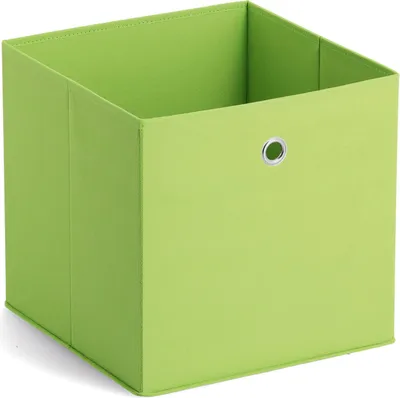 Obrázek produktu pro Úložný box Zeller, fleece, zelený, 32 x 32 x 32 cm