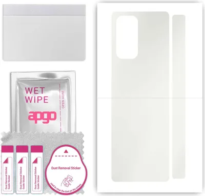 Produktbild von apgo Rückseite Schutzfolie, Matt, kompatibel mit Xiaomi Mi Mix Fold, Hinten Hydrogel-Displayschutzfolie mit Positionierhilfe, kratzfest, einfache Montage