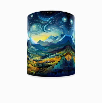 Produktbild von Kubek 300ml Nachtlandschaften mit VanGogh-Stil v3