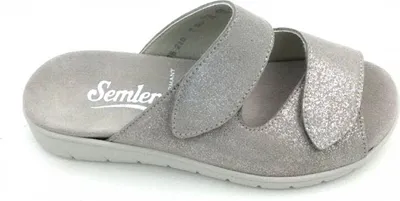 Produktbild von Semler Pantolette silber in Gr. 39