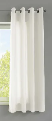 Produktbild von 1er Set Vorhänge Schal Ösen »Berlin« HxB 145x140 cm Creme Blickdicht Microsatin Lichtdurchlässig Uni Matt 20405N