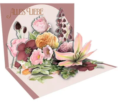 Image de Carte de vœux pop-up Fleurs - Magie des fleurs