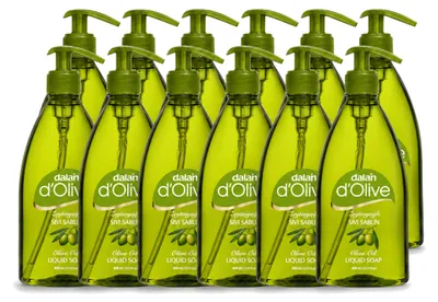 Produktbild von 12 x Dalan d'Olive Flüssigseife - Pflegend mit Olivenöl - 400 ml - Vorteilspackung - 12 Stücke
