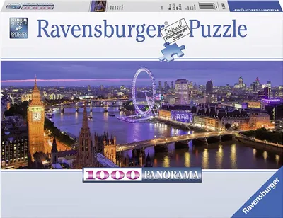 Produktbild von 1000 Teile Ravensburger Puzzle Panorama London bei Nacht 15064