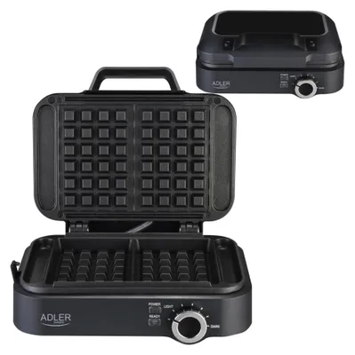Produktbild von 2000W Waffeleisen Für 2 Waffeln Adler Europe | Ad3065