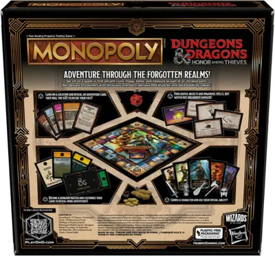 Produktbild von Monopoly: Dungeons & Dragons – Honor Among Thieves Englisch