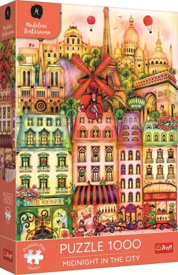 Zdjęcie produktu dla Trefl PUZZLE 1000 PremPlus O północy w Paryżu 12073