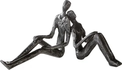 Produktbild von Casablanca by Gilde Dekofigur Design Skulptur Dreaming antik silber H. 10 cm,74605
