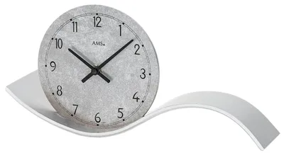 Produktbild von AMS T1318 Tischuhr mit Quarzwerk und Holzgehäuse