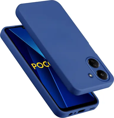 Produktbild von Cadorabo Hülle für Xiaomi Poco C65 Hülle Silikon Handyhülle Case aus flüssigem Silikon, Kratzfeste und stoßfeste Schutzhülle für Xiaomi Poco C65