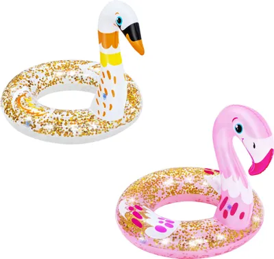 Produktbild von Bestway® Glitzernder Schwimmring mit Tierkopf, sortiert