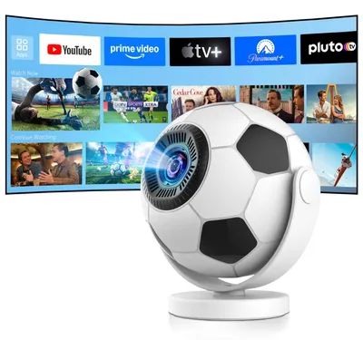 Imagen del producto de Mini proyector Android 14.0: proyector móvil portátil, ideal para cine en casa y videojuegos