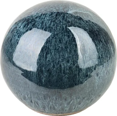 Image de Boule décorative en céramique Saggio Saphire, Ø 30 cm, bleu saphir, 1 pièce