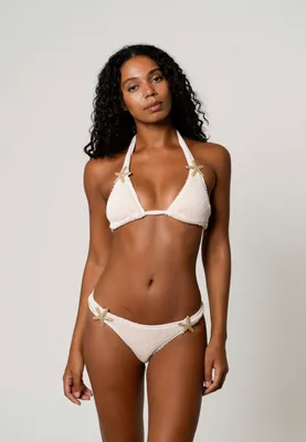 Produktbild von Moda Minx Bikinihose Starfish Scrunch Fixed Bikini Bottom mit tollen Seestern-Elementen Coconut S