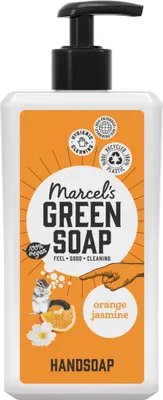 Image de Marcel's Green Soap - Savon pour les mains - Orange & Jasmin - Usage quotidien - 500 ml - 1 pièce