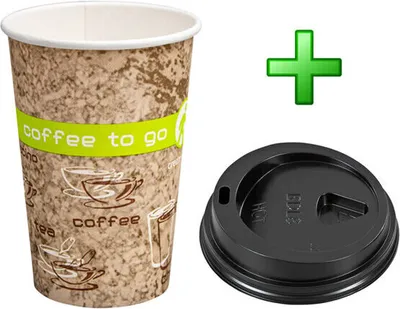 Produktbild von 200x Kaffeebecher Coffee ToGo COFFEE DREAMS mit Deckel schwarz 10oz. 250 ml