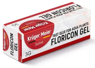 Produktbild von Kruger Meier Floricon Gel 3g - Kleber für Aquarienpflanzen
