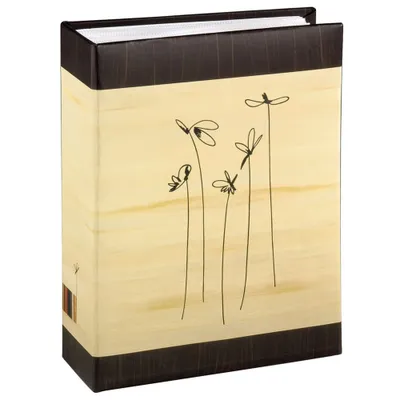 A photo album with a decorative cover.
