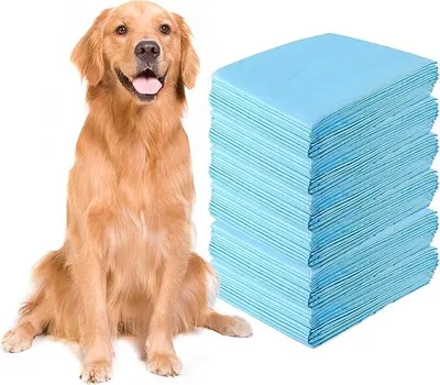 Produktbild von COSTWAY Trainingsunterlagen Hunde, Auslaufsicheres 5-lagiges Design, Welpenunterlagen Puppy-Pads, Hygieneunterlagen Einwegpads PIPI-Pads, Trainingspads Welpen (100 Stück 75x90cm)
