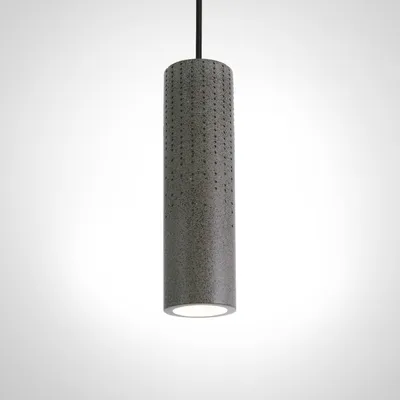 Produktbild von Pendelleuchte, GU10, Lampe Für Wohnzimmer Esszimmer Küche, Höhenverstellbar Farbe  Beton-Sandstein-Schwarz