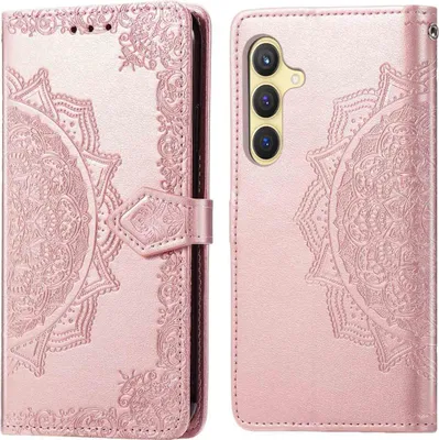 Image de imoshion Bibliothèque Mandala pour Samsung Galaxy S25 / S24 - Or Rose