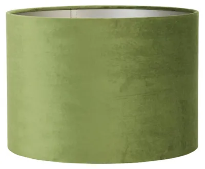 Image de Light & Living - abat-jour - Velours - vert - textile - Ø 40cm - E27 - 2240058