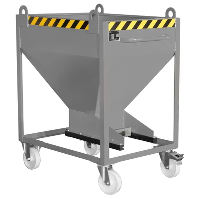 Produktbild von Bauer Silobehälter SR-D 375, lackiert, Mausgrau