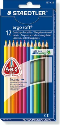 Produktbild von Staedtler Farbstifte ergosoft 12er Kartonetui, Mehrfarbig, 12 Stück(e)