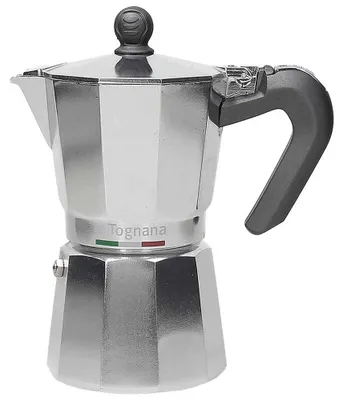 Moka-Kanne 3 Tassen 0,18 l Aluminium silber