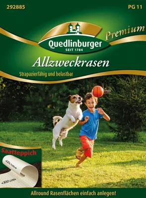 Artikelbild 2 von 'Allzweckrasen (Saatteppich 20 x 300 cm)' aus der Kategorie Rasensamen