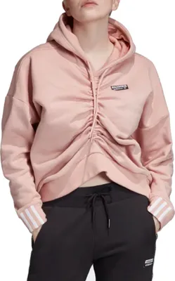 Immagine prodotto di adidas Ruched Hoodie EC0782, Felpe, Donna, Rosa, Taglia: 34