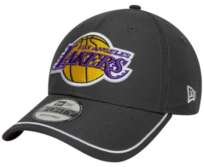 Produktbild von NEW ERA LA LAKERS NBA PIPING DARK GREY 9FORTY Grau