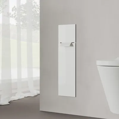 Productafbeelding van Kronenbach Cube Design toiletmodule 60 cm - Inbouw, glazen front, aanslag links