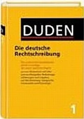 Produktbild von Duden: Die deutsche Rechtschreibung, Band 1