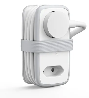 Produktbild von ORICO APP 5-in-1 Steckdosenleiste mit USB-C, 2 USB-A und 2 Schuko Weiß