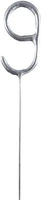 Produktbild von Wunderkerzen silber Zahl 9, 17cm