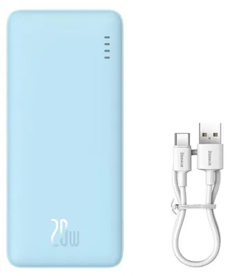 Zdjęcie produktu dla Baseus Airpow Litowo-polimerowy power bank 20 W Niebieski - Bateria