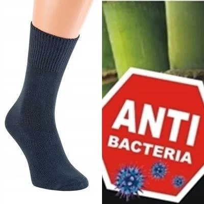 Produktbild von Skarpol Bambus Winter Socken für Herren Größe 42-44 Schwarz