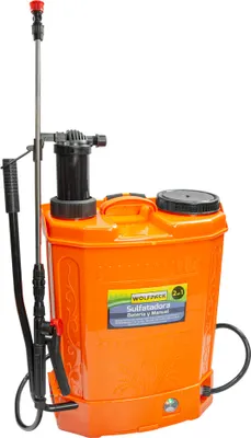 Image de Sulfateur électrique à double usage, alimenté par batterie ou manuel, avec batterie rechargeable 12 V / 8 ampères