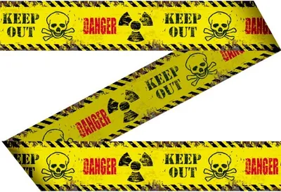 Image de Ruban de délimitation Danger 15 mètres