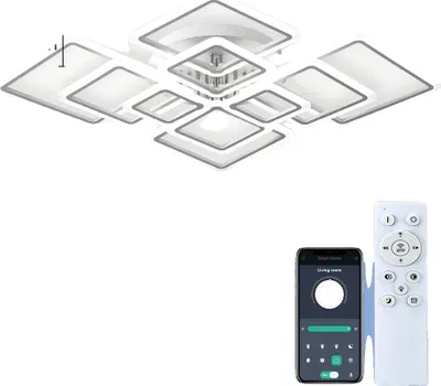 Produktbild von Deckenlampe, Smart App Dimmung, Modernes Design, 10 Köpfe