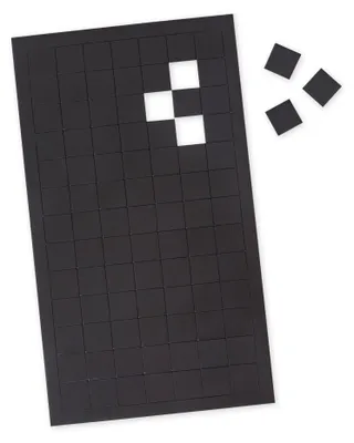 Produktbild von TimeTEX Magnet-Plättchen selbstklebend, 15x15 mm, 91 Stück