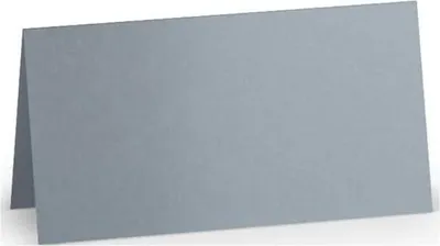 Produktbild von Tischkarten Paperado 100 x 100 Silber